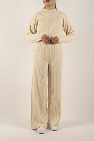 İKLİM LİFE Pantolonlu Triko İkili Takım