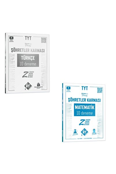KR Akademi Yayınları TYT Şöhretler Karması Türkçe ve Matematik 10 Deneme