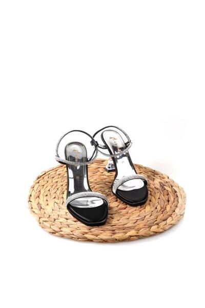 Papuçcity Tamer 02838 - Ženske večernje sandale sa potpeticama visine 8,5 cm