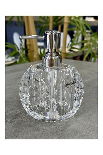 Doğudeko Luxury Glass Gönül Διανομέας Υγρού Σαπουνιού Διαφανές Ακρυλικό