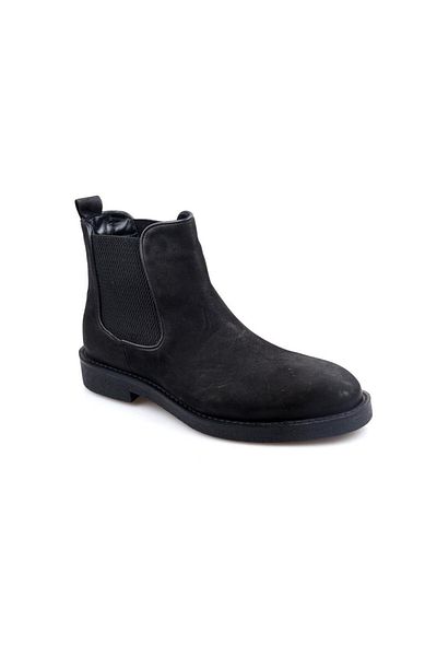 Burç Ανδρικές μπότες από γνήσιο δέρμα Nubuck 7050