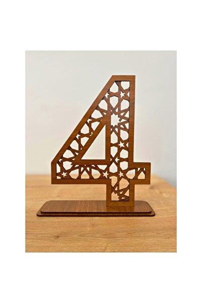 WoodenZoo عيد ميلاد 4 سنوات، مناسبة خاصة، ديكور طاولة هدية