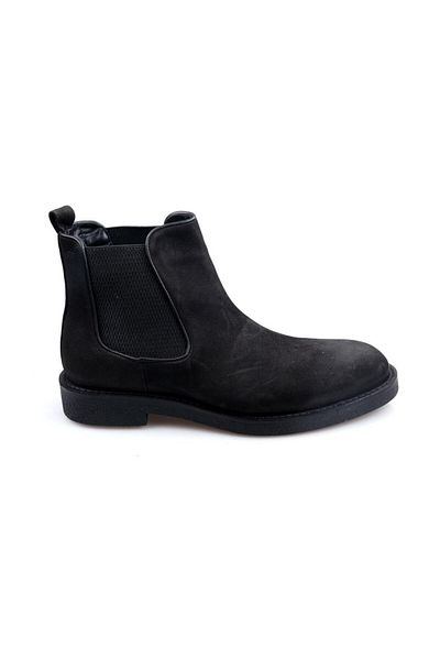 Burç Ανδρικές μπότες από γνήσιο δέρμα Nubuck 7050