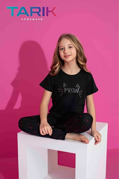 Love Fuchsia Underwear Milan Fabric Breathable Short Sleeve Mother-Daughter Pajamas Set - 1 Piece