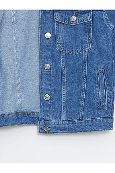 LC Waikiki LCW Kids İndigo Kız Çocuk Jean Ceket
