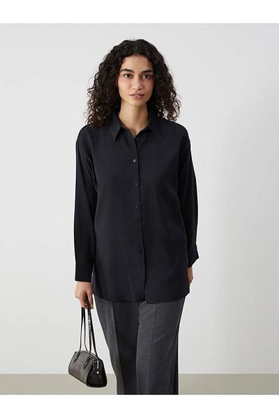 LC Waikiki Lcw Modest Oversize Women's Shirt Tunic