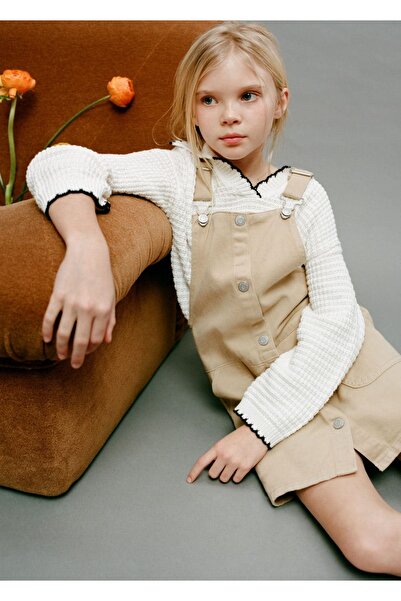 MANGO Kids Κοντό τζιν φόρεμα