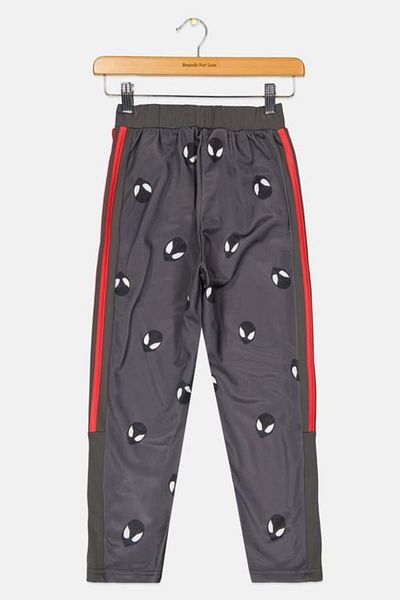 adidas X Marvel Toddlers Boy Allover Print Outdoor Pants, Multicolor