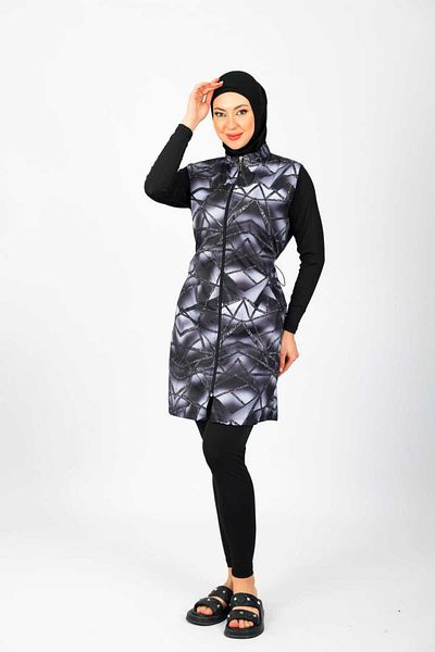 ENDYMION Full Covered Fawn Hijab Swimsuit