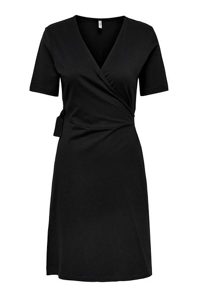 ONLY Onlmay S/S Wrap Dress Black