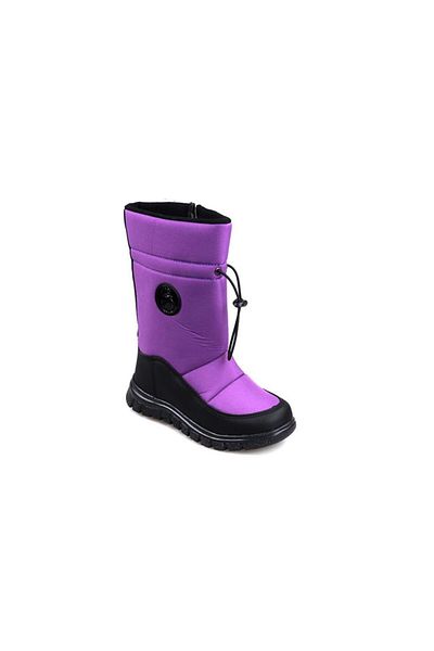 Cool Demos Girl's Purple Thermal Snow Boots