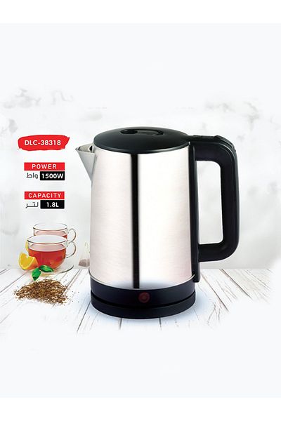 DLC Electric Kettle 1500W with Large 1.8L Capacity