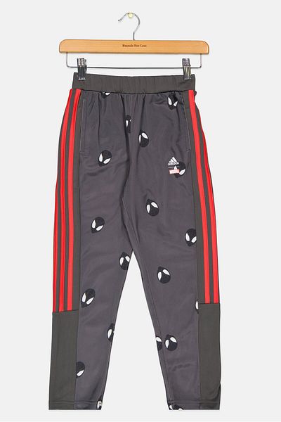 adidas X Marvel Toddlers Boy Allover Print Outdoor Pants, Multicolor