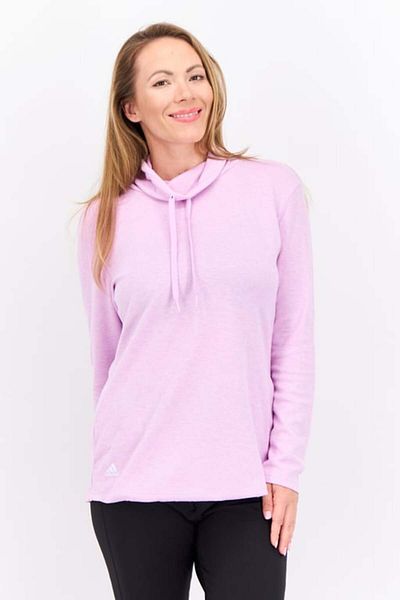 adidas Women Sportswear Fit Long Sleeves Outdoor Sweatshirt, Lavender