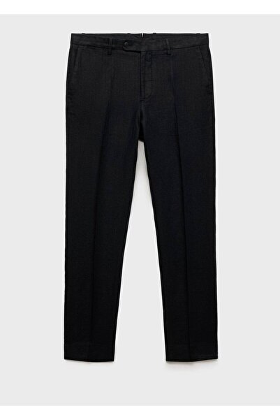 MANGO Man Amalfi %100 Keten Slim Fit Pantolon
