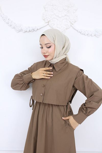akabe Poplin Bolero Dress