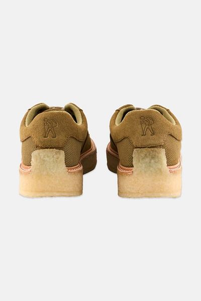 CLARKS Men Sandford Lace Up Sneaker, Tan