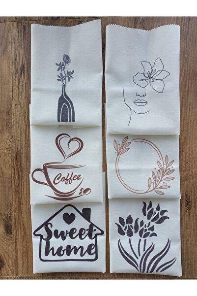 fabricorg تاك إبريك داك قماش لوح 6 قطع (35x35 سم)