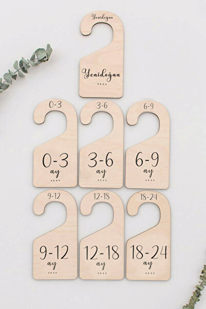 Genel Markalar Ahşap Bebek Kıyafet Ayırıcı, Bebek Kıyafet Düzenleyici, Yenido...