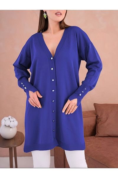Modamorfo V-Neck Buttoned Front Knitwear Cardigan -Saks