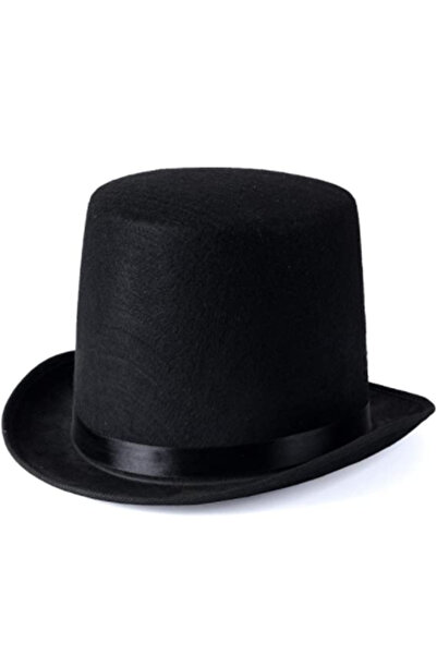 NW NessiWorld Second Quality Black Color Ringmaster Magician Hat Fedora Hat f...