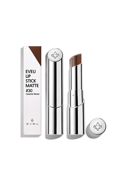 EVEU Eyeo Korean Matte Lipstick 30 Caramel Brown 4g