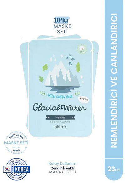 Skin79 Revitalizing Fresh Garden Sheet Mask Set 10 Pcs Glacial Water Moisturizing