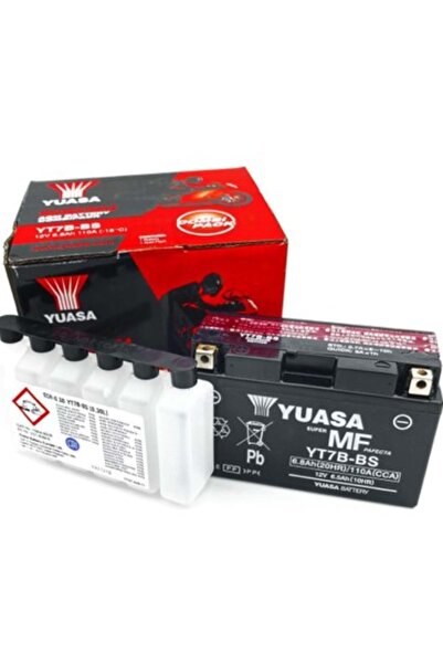 Yuasa YT7B-BS YAMAHA XENTER150-Majesty 250 MOTORSİKLET AKÜSÜ