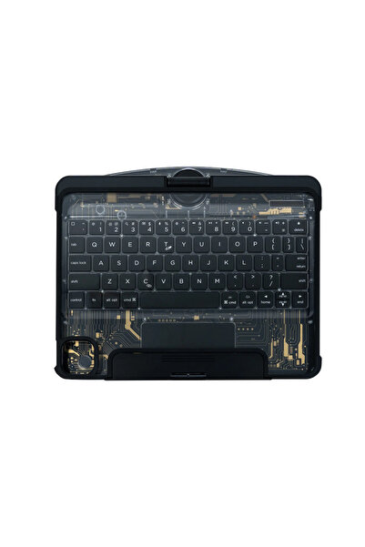 Fogy Ipad Air 4/5/6.nesil 2022/2024 Uyumlu Klavyeli Kılıf 360 Dönebilen Rgb Tuşlu Touchpad