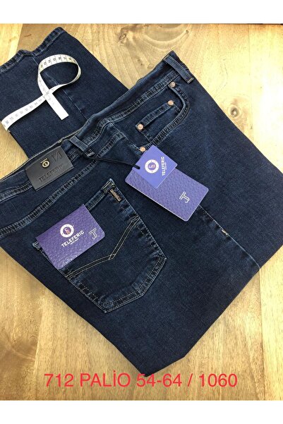 REMA STİL Jeans Lyrca Yüksek Bel Regular Fit Battal Boy Erkek Kot Pantolon Yeni Sezon