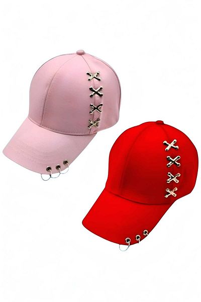 Trenderrs Unisex Punk Master Baseball Cap Hat Set of 2