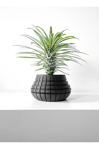 3D Brothers Ivane Elegant Planter  Unique Design with Stand and Drainage Tray for Plant Arrangement
