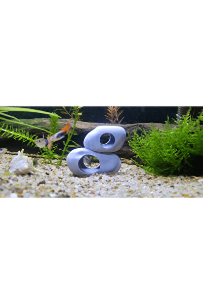 FEEL Akvaryum Balık Mağarası – Doğal Görünümlü Dekor ve Saklanma Alanı