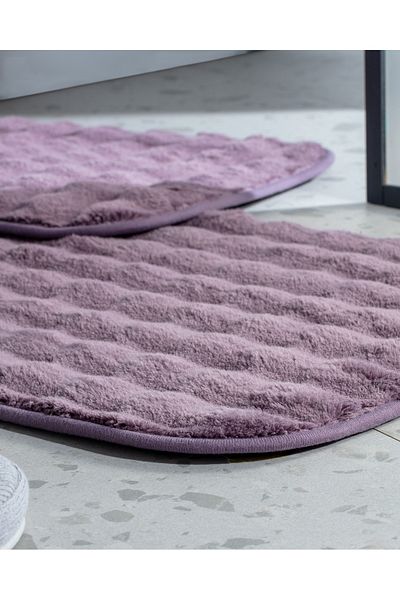 Madame Coco Χαλάκι μπάνιου Reflet Bubble 2 Pack - Dark Plum