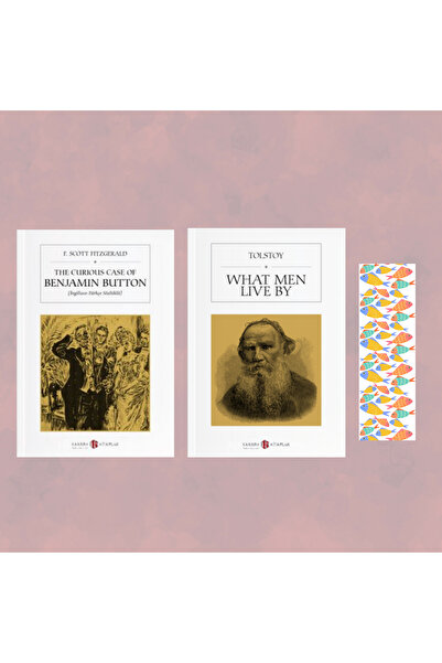 Karbon Kitaplar İngilizce Kitap Seti -Ayraç Hediye/ What Men Live By - The Cu...