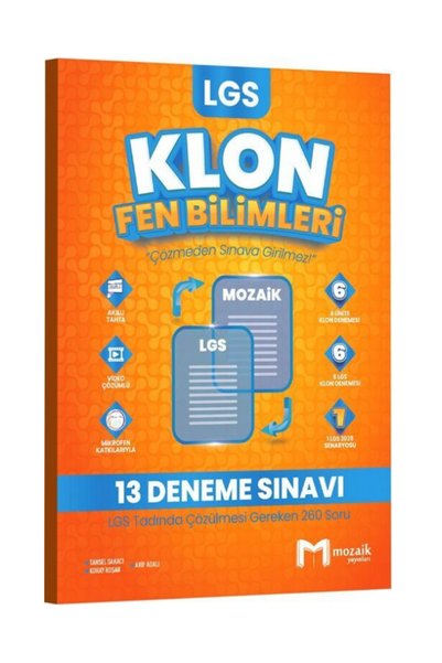 Mozaik Yayınları Mozaik 8. Sınıf Fen Bilimleri Deneme