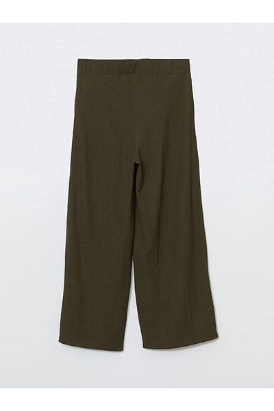 LC Waikiki Lcw Grace Khaki Women's Culottes with Elastic Waist