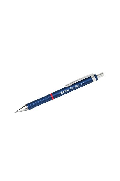 Rotring Retro Versatil Pen |   0.5 mm Tip |   Metallic Blue |   Ergonomic Grip