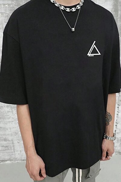 qubo sportswear & company qubo Unisex Oversize εμπριμέ βαμβακερό κοντομάνικο μπλουζάκι με λαιμόκοψη