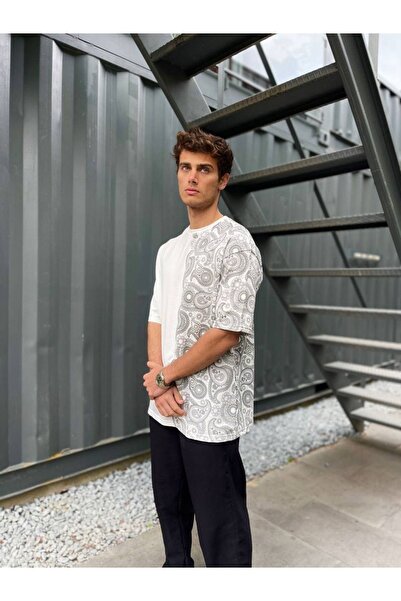 İLKCET MODA Μπλουζάκι Unisex Oversize με σχέδιο