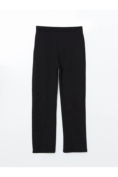 LC Waikiki Lcwaikiki Classic Black Women's Elastic Waist Pants