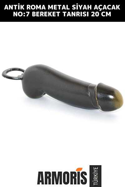 Armoris Özel Yapım Armağan Hediye Antik Roma Bereket Tanrısı Metal Siyah Açacak 20 Cm No:7