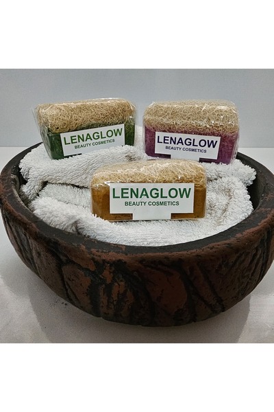 Glow Tea Tree Extract-Collagen Extract-Aloe Vera Extract Pumpkin Fiber Soap