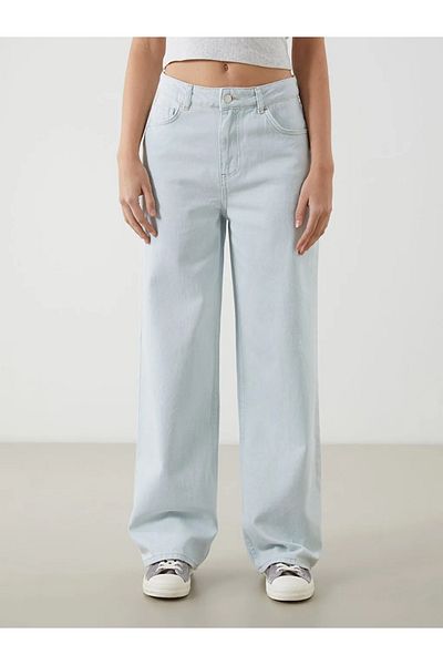 LC Waikiki Xside Blue Wideleg Women's Jean Pants