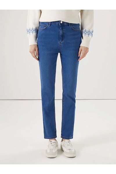 LC Waikiki Pantaloni blugi pentru femei LCWAIKIKI Classic Indigo Straight Fit