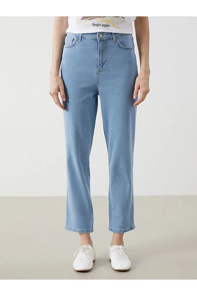 LC Waikiki Lcw Eco Indigo Straight Fit Women's Jean Pants