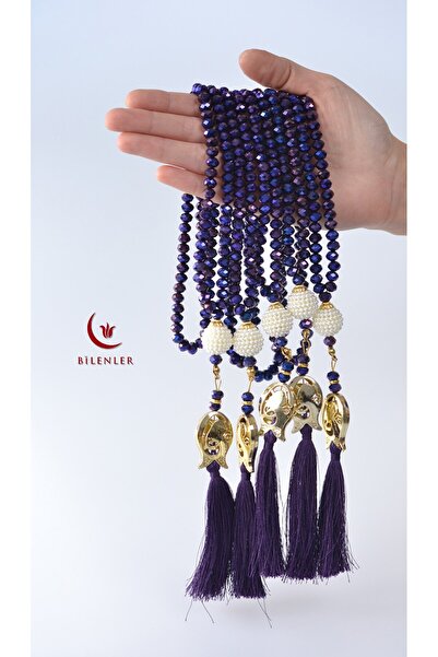 Bilenler Сувенірний кришталевий чотки з 99 намистинами, з імамом у вигляді тю...