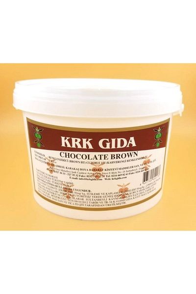 Krk Gıda Krk Food Coloring - Brown (Chocolate Brown) (Brown Ht) (E155)