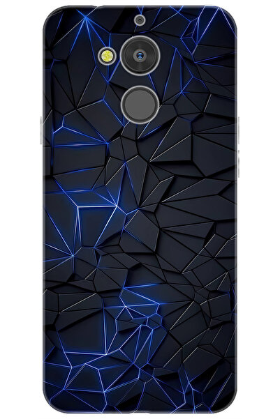 General Mobile GM 8 Uyumlu Kılıf Desen Baskılı Silikon Prizmatik Tasarım STK:...