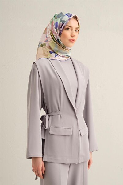 Armine Desenli Saf Ipek Sura Eşarp 9334- 33